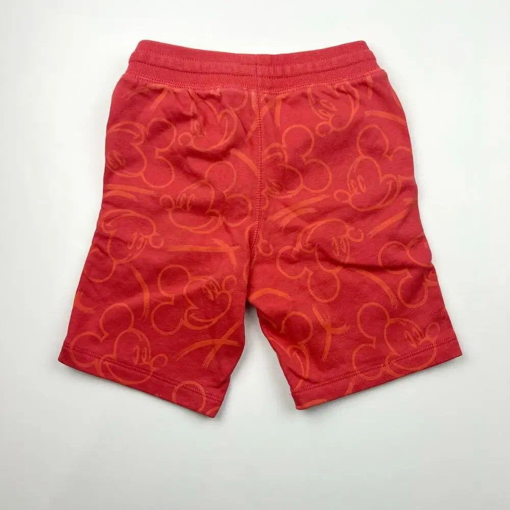 Gap x Disney Red Mickey Mouse Shorts